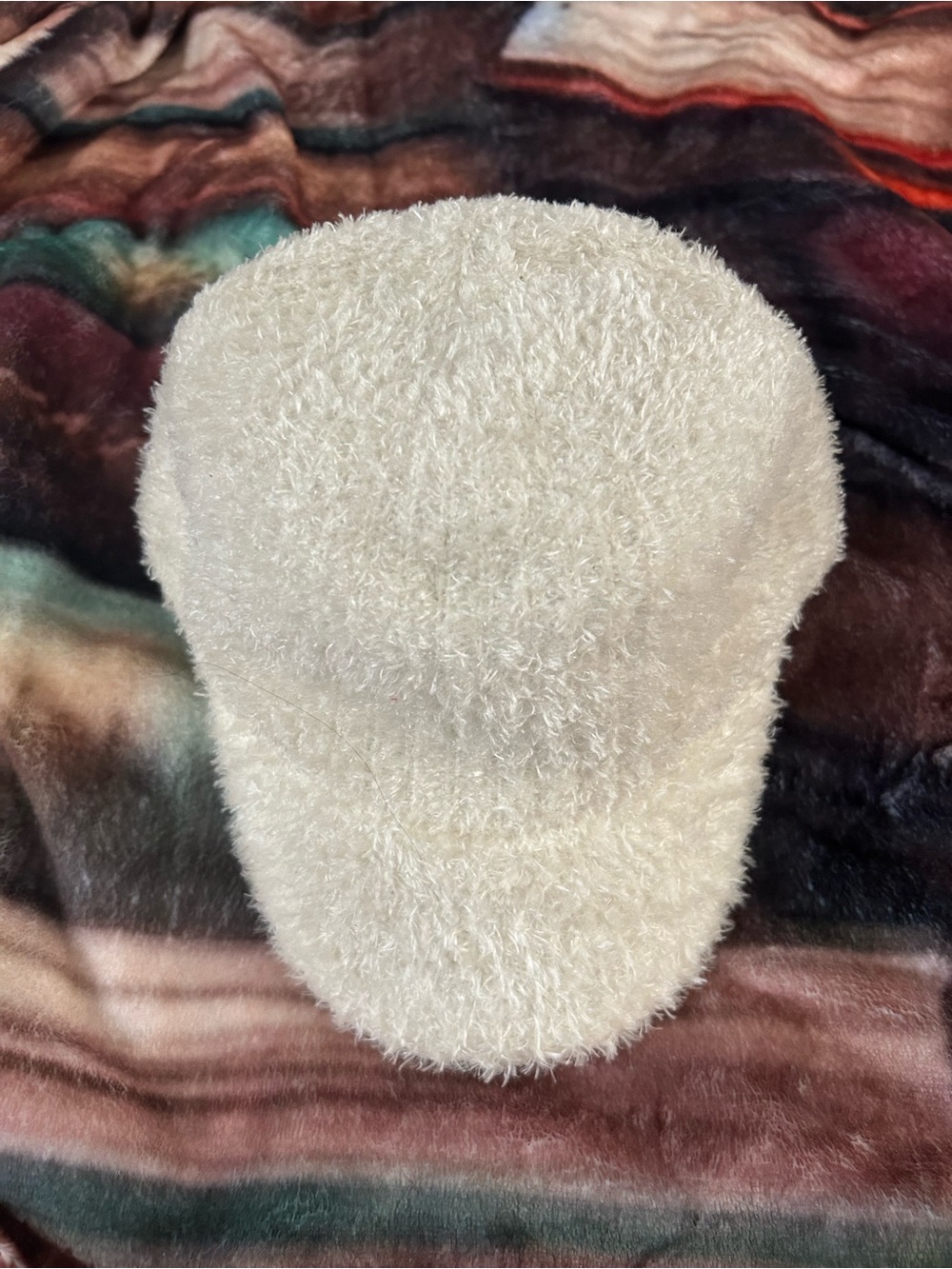 Something Special Fuzzy Cream Hat NWT